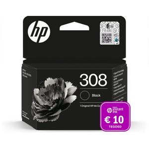 HP 308 originele inktcartridge - Zwart + Instant Ink tegoed