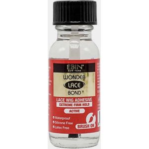 Ebin New York - 15ml wonder Lace glue bond - lace wig adhesive -extreme firm hold - active - pruik lijm - pruiken lijm