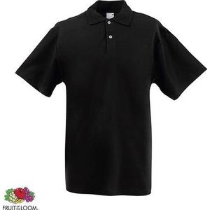 Fruit of the Loom poloshirt - heren - Black - S