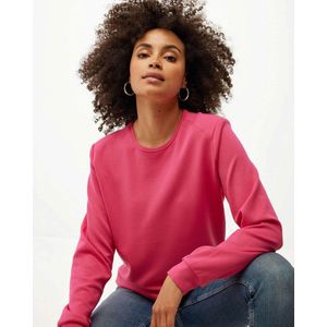 Shoulderpad Sweater Dames - Roze - Maat L