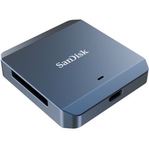 SanDisk - CFexpress Pro Cinema Type B - Cardreader - Hemelsblauw Metallic