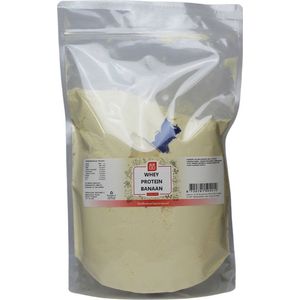 Van Beekum Specerijen - Whey Protein Banaan - 1 kilo (hersluitbare stazak)