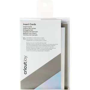 Cricut Insert Cards Gray / Holo R10 (8,9 cm x 12,4 cm) 15-pack