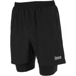 Reece - Individual Active Sports 2- in -1 Shorts - Sportbroek - Maat XL - Zwart