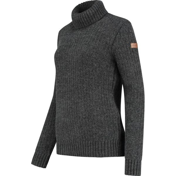 Dames grijze trui met grote col - Coltrui kopen | Ruime keus, lage prijs |  beslist.nl