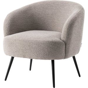 Fauteuil Marly Beige - Teddy - Zithoogte 47 cm - Zitdiepte 52 cm