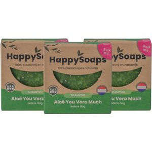 HappySoaps - Shampoo Bar Jaarbox - Aloe You Very Much