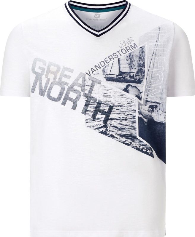 Jan Vanderstorm - Bryno - T-shirt - Wit