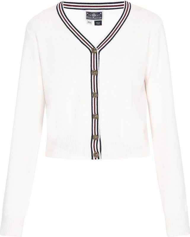 DreiMaster - Maritime Collectie - Vest - Cropped - Puntige Halslijn