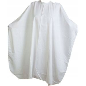 Fox Silky Line Kap Kap met Metalen Drukknopen 128x150cm Wit