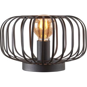 Lindby - Tafellamp - 1licht - IJzer - H: 17.6 cm - E27 - zwart