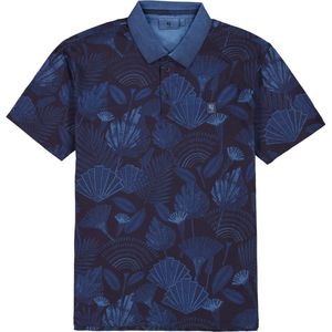 GARCIA Heren Polo Blauw - Maat L