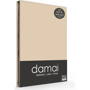 Damai - Laken - Katoen - 200x260 cm - Nougat