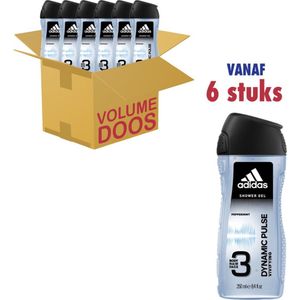 Adidas Men Douchegel Dynamic Pulse Peppermint 3in1 (6 x 250ml)