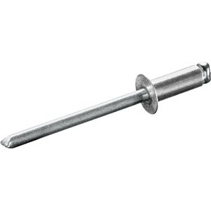 GOEBEL® - 1000 x Blindklinknagels (Ø x L) 3,2 x 8 mm - Alu Aluminium AlMG 2,5 / Staal verzinkt - Verzonken kop - STANDARD - 7071132800 - ISO15978 - Popnagel