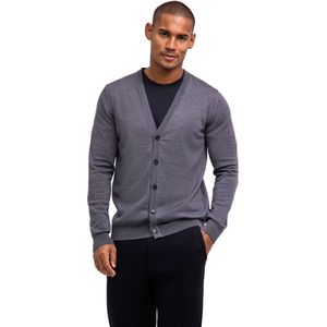 FALKE - Basic New Merino - Cardigan - Grijs