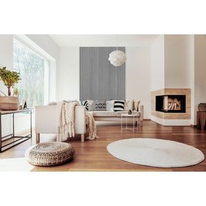 WallingtonNL Akoestisch Decor Houten wandbekleding Zilver Eiken met Duitse Gründlichkeit