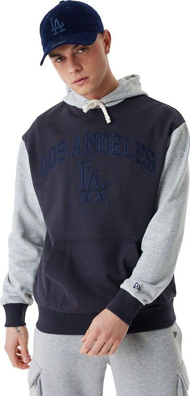New Era Mlb Team Patch Os Los Angeles Dodgers Hoodie 60424434 - Kleur Blauw