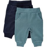 Minymo Joggingbroek - 2-pack - Kobold Blue - Minymo - 50 - Joggingbroek