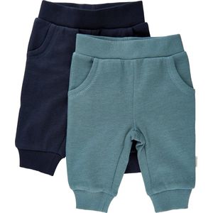 Minymo Joggingbroek - 2-pack - Kobold Blue - Minymo - 50 - Joggingbroek
