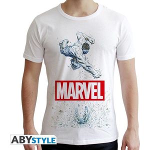 MARVEL - Tshirt Marvel Hulk man SS white - new fit