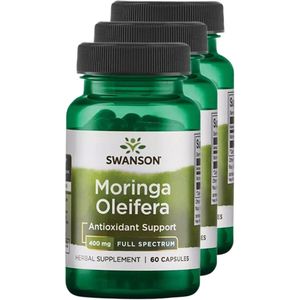 Swanson | Full Spectrum Moringa Oleifera | 60 capsules | 3 stuks | 3 x 60 capsules