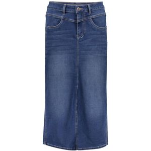 Geisha Dames rok blauw (Maat: S) - Effen