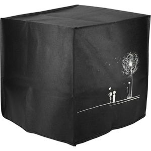 kwmobile heteluchtfriteuse beschermhoes geschikt voor Philips Essential Airfryer XL - Kunststof hoes voor friteuse - Paardenbloemen Liefde design