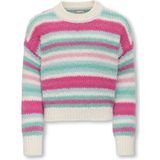 Only - ALYSSA - Gebreide Pullover - Comfort Fit - Ronde Hals - Gestreept