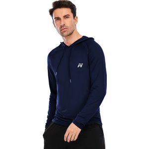 MEETWEE Zwemshirt met korte mouwen en lange mouwen, voor kinderen, UV-shirt, zwemshirt, zwemshirt, rashvest, surfen, T-shirt, sneldrogend, strandshirt, watersporttop, Marineblauw met lange mouwen, 6