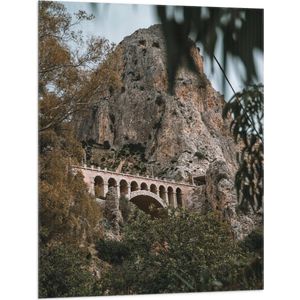 WallClassics - Vlag - Wandelroute in Spanje - 75x100 cm Foto op Polyester Vlag