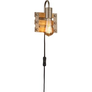 Wandlamp Trio Leuchten Khan - Nikkel