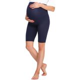 Be Mammy - BE-BE20-259-LE - Leggings - Marineblauw - Zwangerschapskleding - Kort - Viscose