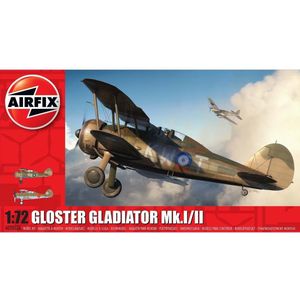 1:72 Airfix 02052A Gloster Gladiator Mk.I/Mk.II Plastic Modelbouwpakket