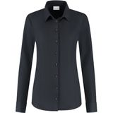 Ledûb damesblouse zwart stretch