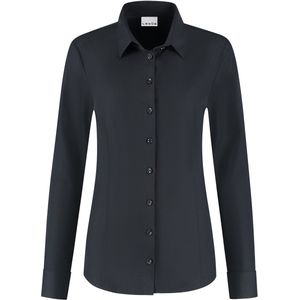 Ledûb damesblouse zwart stretch