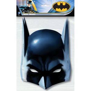 Batman - Masker - 8 Stuks - Karton met elastiek
