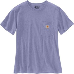 Carhartt Damen Workw Pocket S/S T-Shirt Soft Lavender Heather-XL