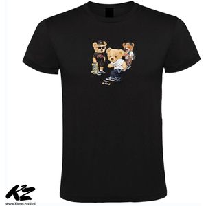 Klere-Zooi - Teddybear Skaters - Heren T-Shirt - 4XL