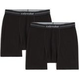 Icebreaker - Merino 150 Anatomica - Boxershorts - Zwart - 2 Eenheden