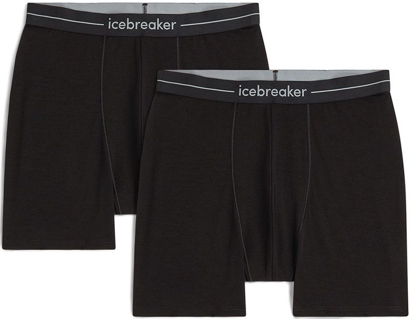 Icebreaker - Merino 150 Anatomica - Boxershorts - Zwart - 2 Eenheden