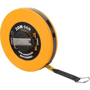 Tolsen Meetlint 50 meter Industrial - Landmeter - Rolmaat - Fiberglass - Metrisch & Imperiaal - 12.5 mm breed