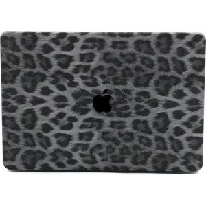 Lunso - cover hoes - MacBook Air 13 inch (2018-2019) - Leopard Pattern White - Vereist model