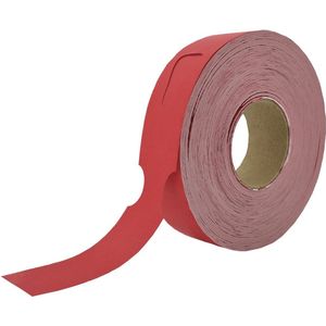 CombiCraft Sleufetiketten in rood met metaaldetectie - 500 Stuks, 48x279mm