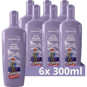 Andrélon Kids Autocoureur Milde Shampoo - 6 x 300 ml - Voordeelverpakking