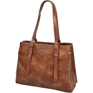 David Jones cognac bruin CM6853 dames schoudertas