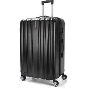AATravel Royalty Line ® Reiskoffer S - Handbagage - Luxe ABS Trolley - Met Dubbele Wielen - Koffer 55 cm - 360° Spinners - 36 Liter - Zwart
