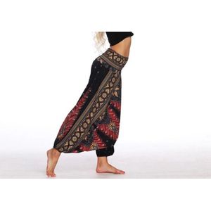 *** Yoga Trousers Baggy Boho Jumpsuit voor vrouwen in maat M - Comfort Bewegen Vrij van Heble® ***