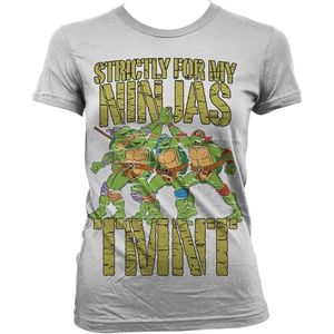 Teenage Mutant Ninja Turtles TMNT Strictly For My Ninjas Girly T-Shirt Damen White-S