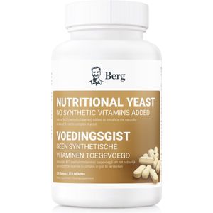 Berg Nutritionals Gisttabletten – Natuurlijke Vitamine B12 & Compleet B-Vitaminecomplex – Vanille Smaak – 270 Vegan Capsules